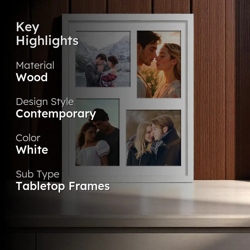 Nostara Collage Photo Frame - White media 2