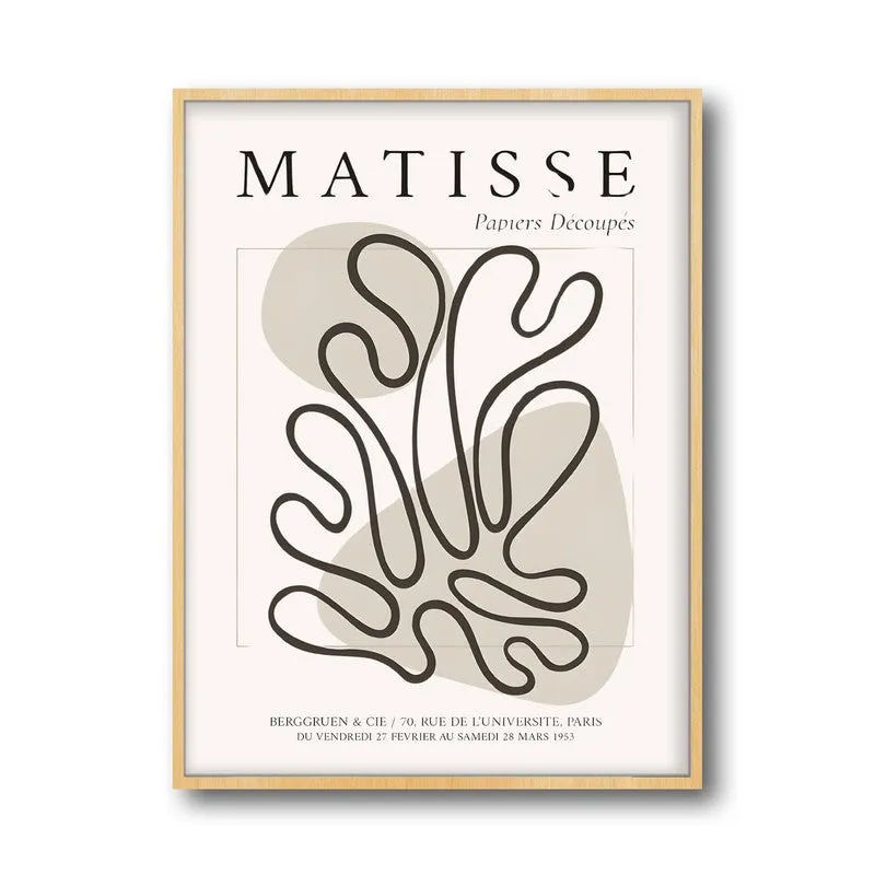Willow Canvas Wall Painting With Brown Frame media 3