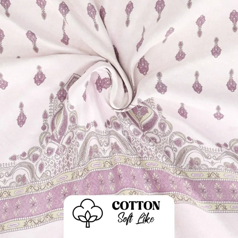 Zevric Bedsheet (Pink) - 115 GSM media 6