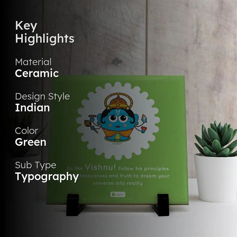 Whimsy Cute Vishnu Motivational Showpiece media 2