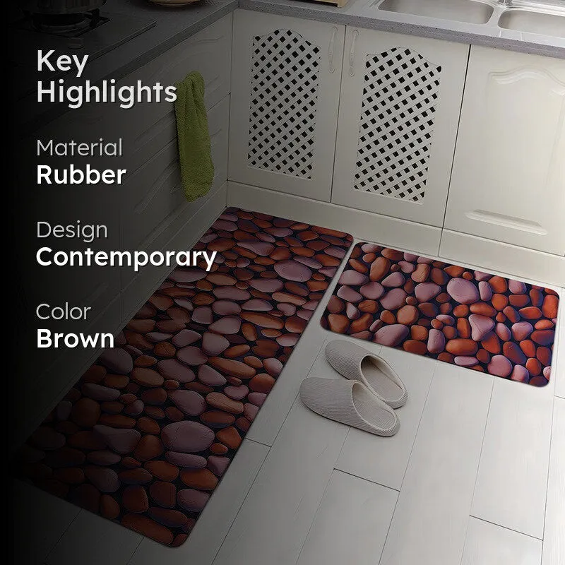 Softelle Rubber Kitchen Floor Mats - Set of Two media 2