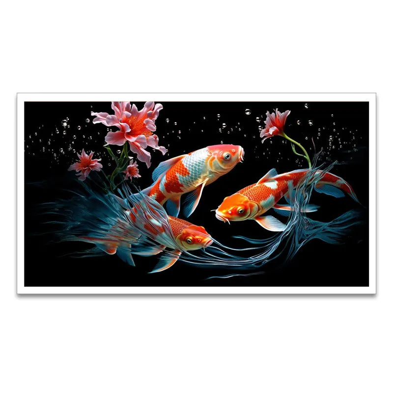 Magical Waters Wall Painting With Frame media 5