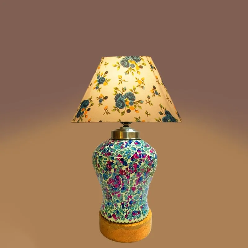 Floranisse Fleur Cone Wooden Table Lamp - Multicolor media 5
