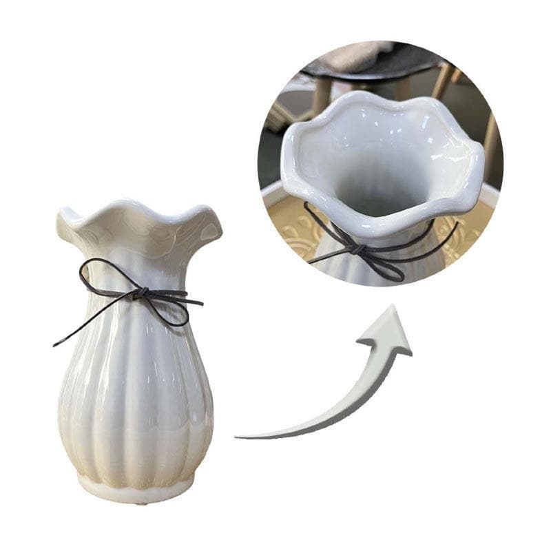 Eclectic Elegance Vase - White media 4