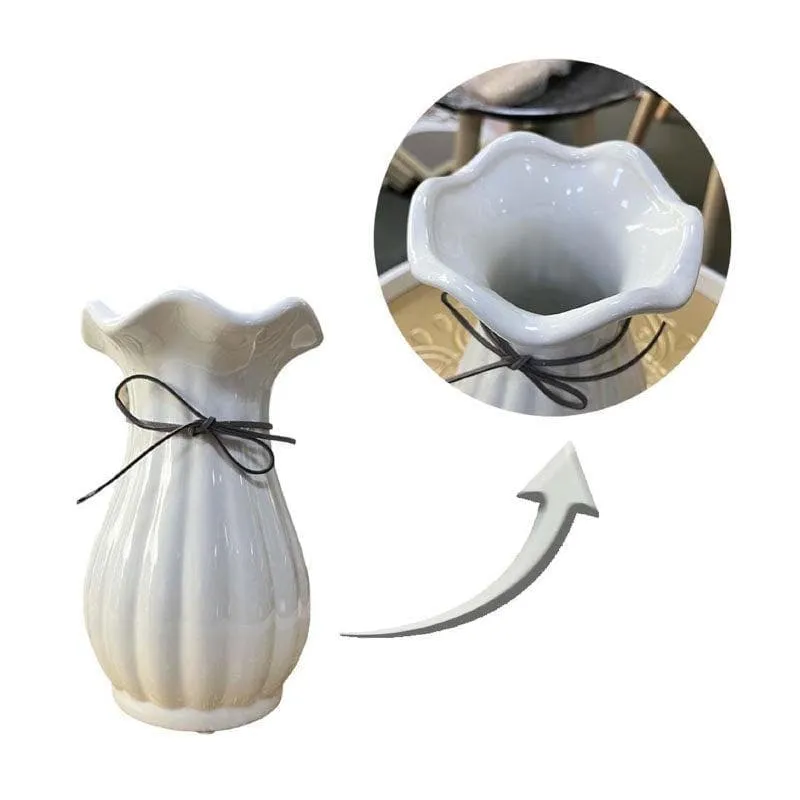 Eclectic Elegance Vase - White media 4
