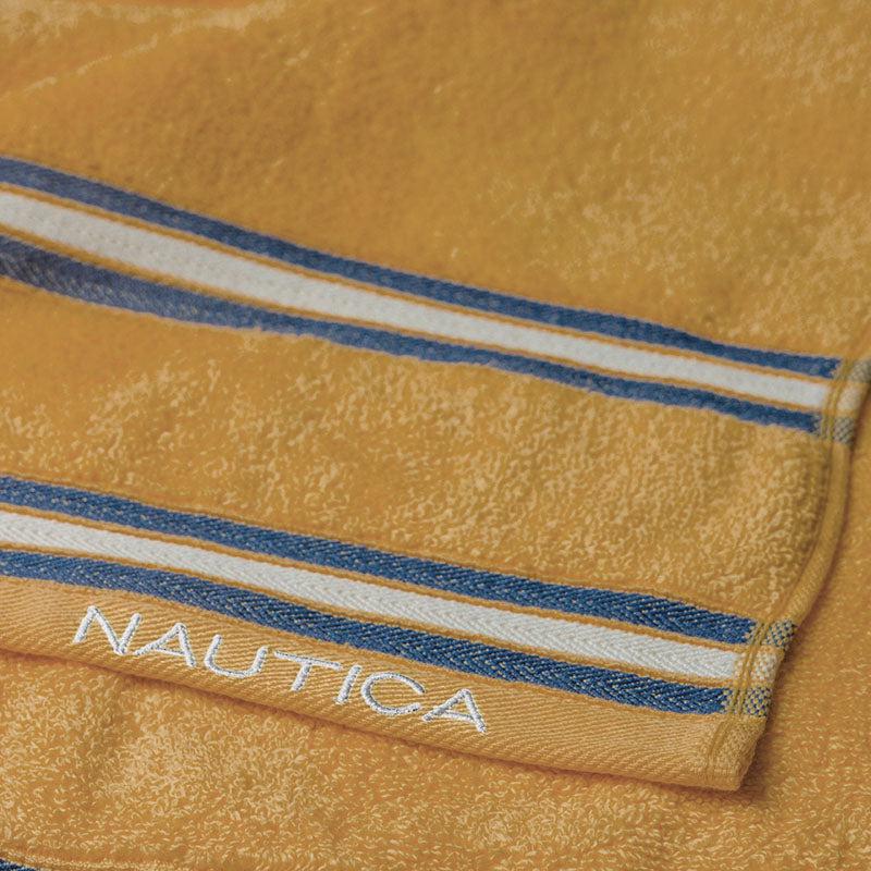 Nautica Dove Down Cotton Hand & Face Towel (Beige) - Set Of Four media 6
