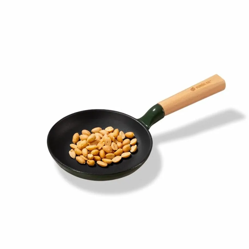 Cumin Co Enamel Cast Iron Frying Pan (Green) - 750 mL media 3