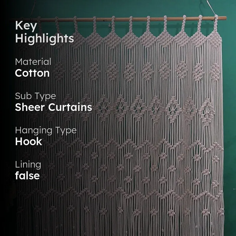 Leroy Macrame Curtain media 2