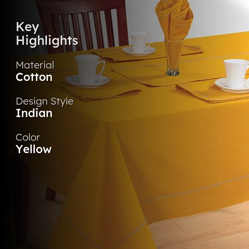 Swayam Glorious Yellow Table Cover media 2