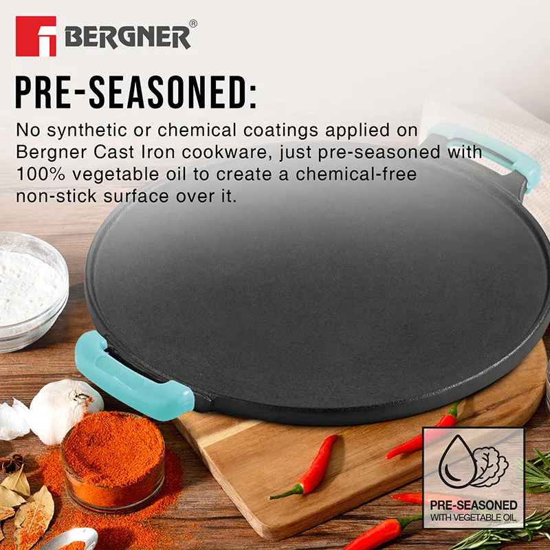 Bergner Arden Double Handled Cast Iron Tawa - 31 cm media 4