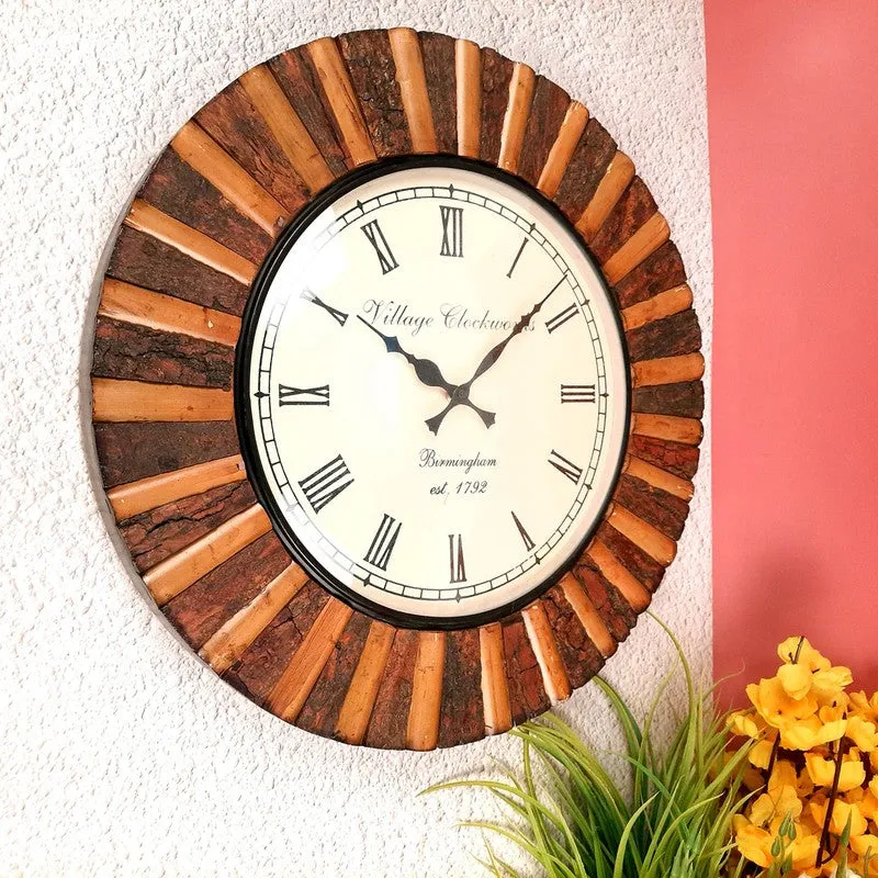 Urban Hour Signature Wooden Wall Clock media 4