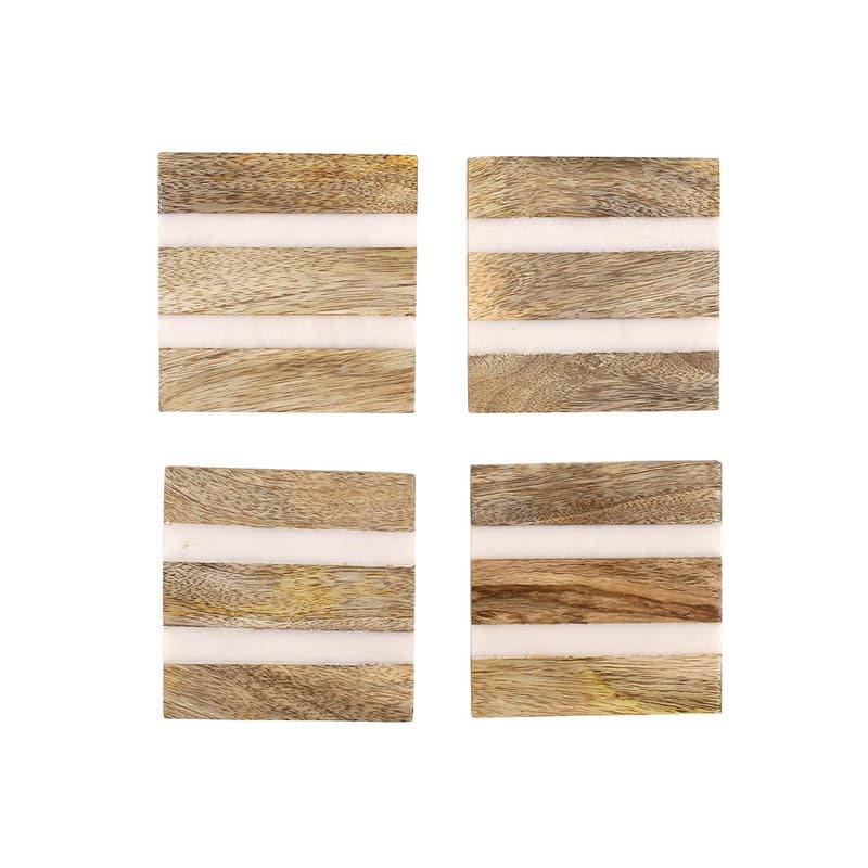Karren Wooden Coaster - Set Of Four media 4