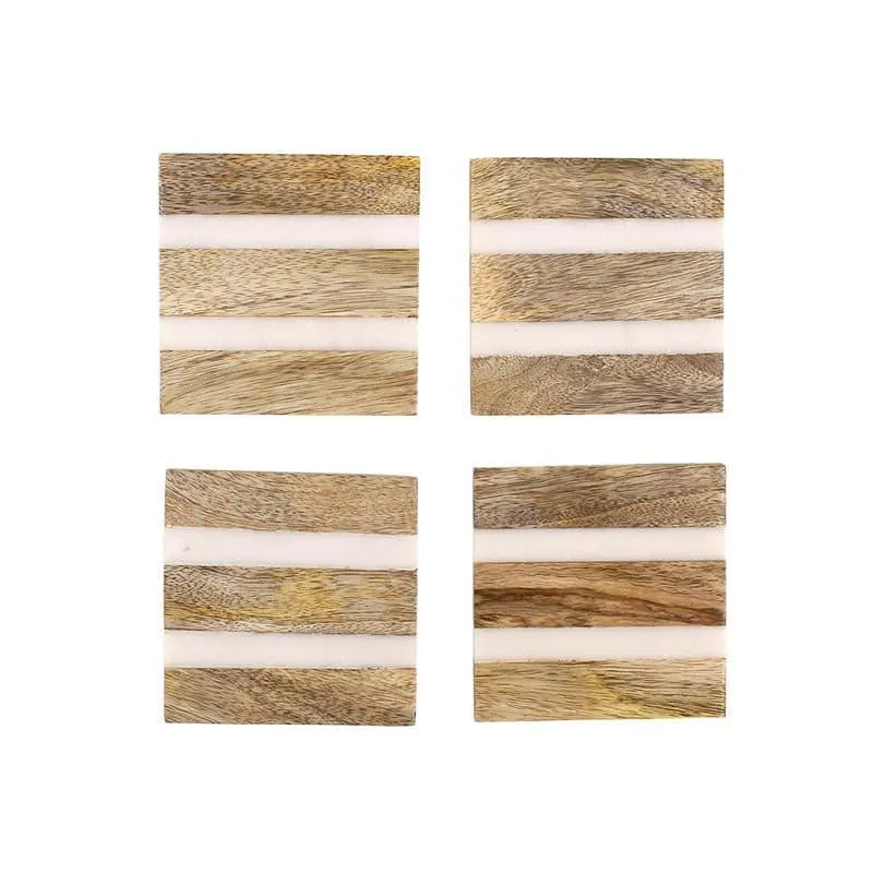Karren Wooden Coaster - Set Of Four media 4
