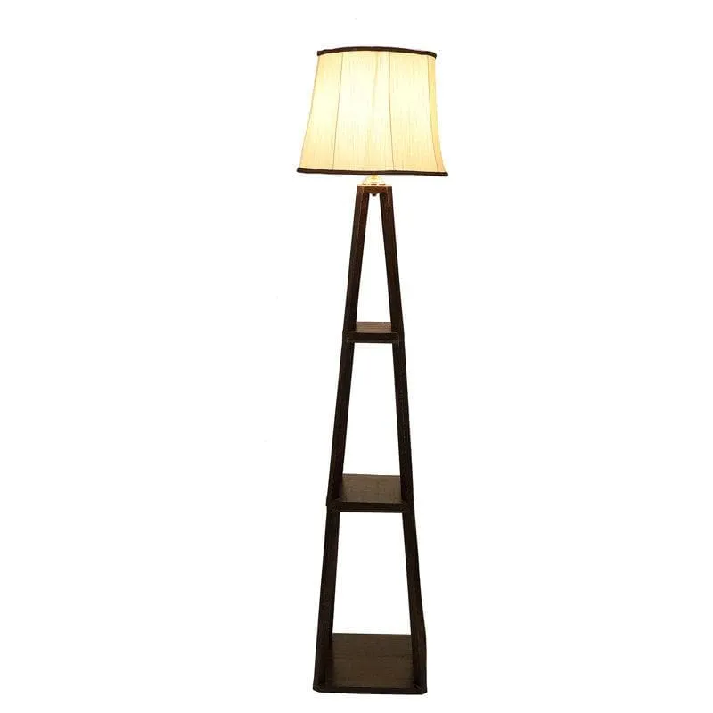 Seasa Wistera Floor Lamp With Shelf - Ivory media 4