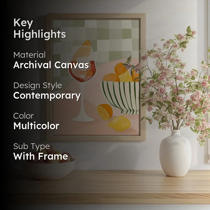 GeometricSip Archival Canvas Wall Art - Brown media 2