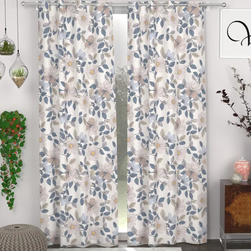 Floral Drift Curtains - Set of Two media 1