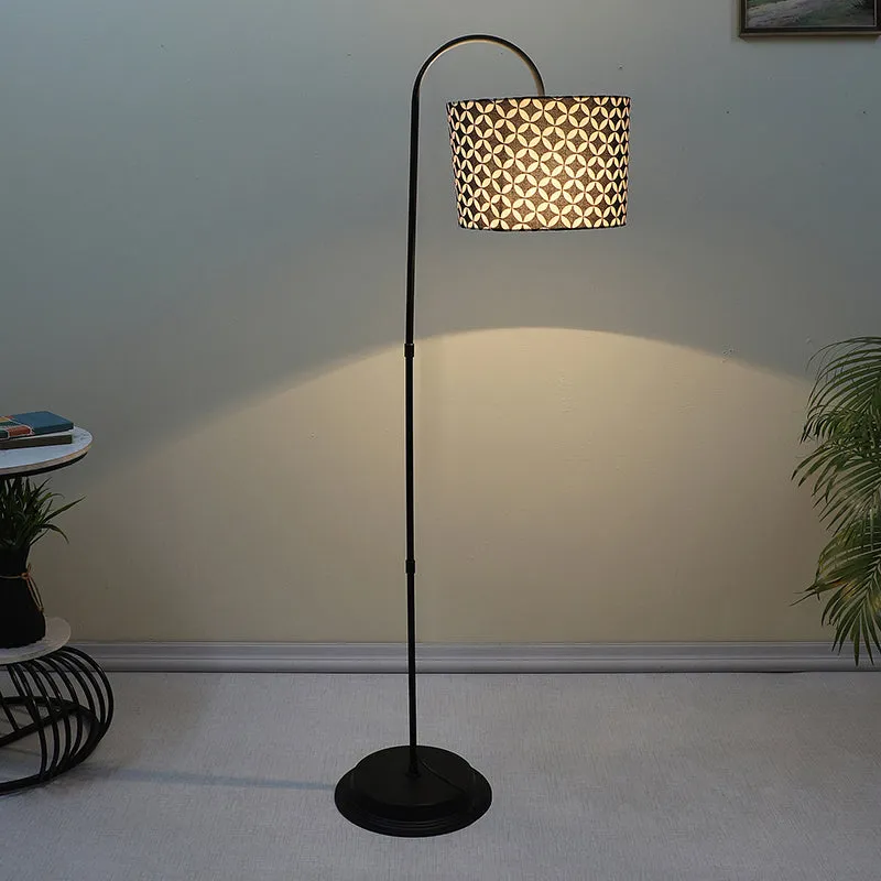 Tatania Printed Arched Floor Lamp media 1