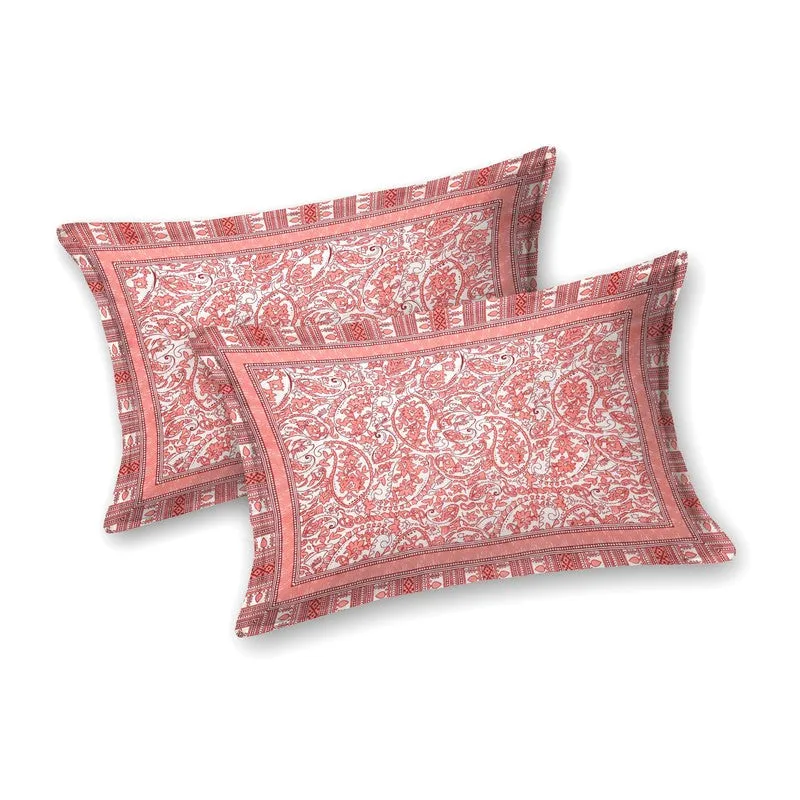 Formix Cotton Bedsheet (Pink) - 240 TC media 4
