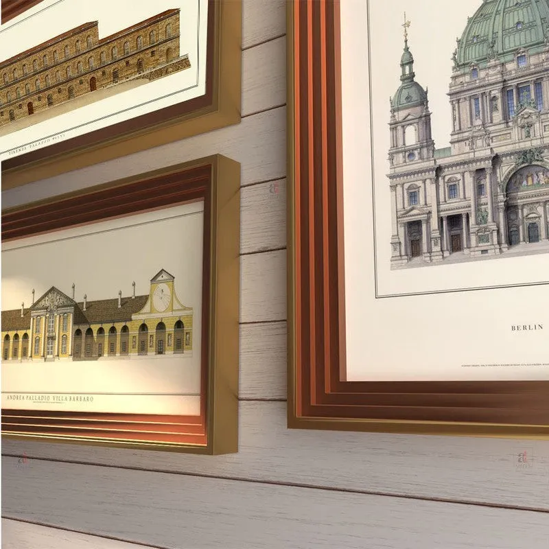 Vintage Artchitecture Wall Art - Set Of Four media 6