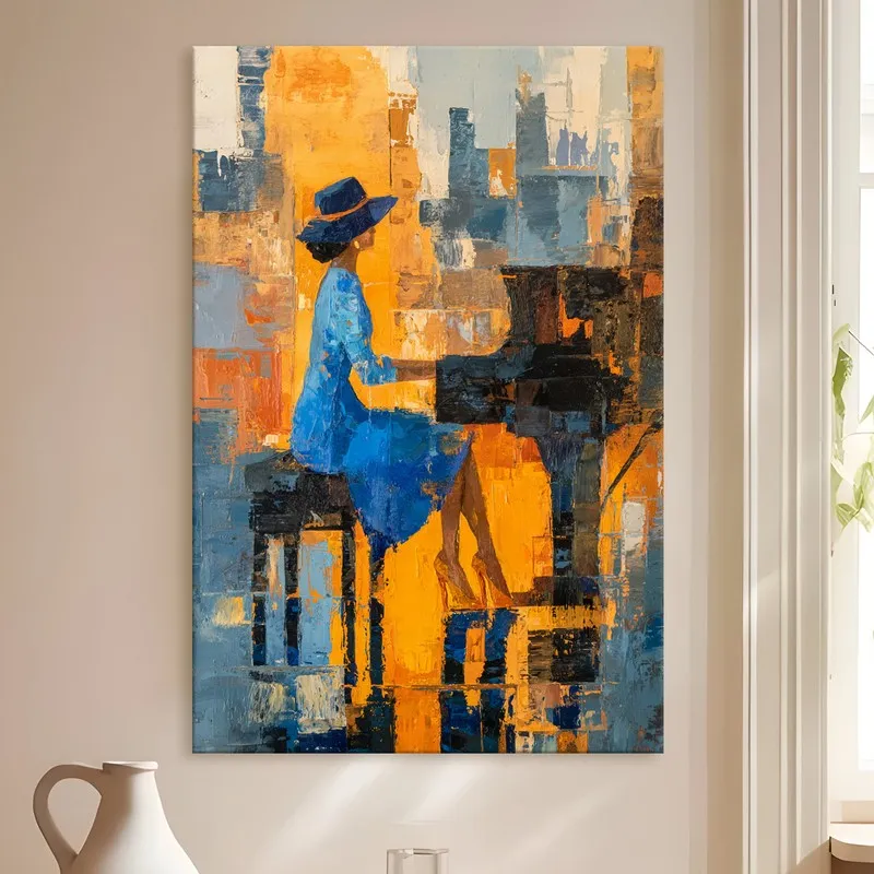 Piano Reverie Canvas Wall Art media 4