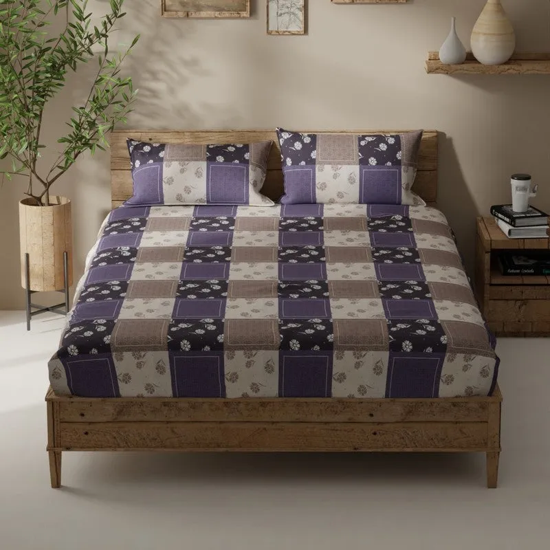 Norvik Bedsheet (Purple) - 115 GSM media 3