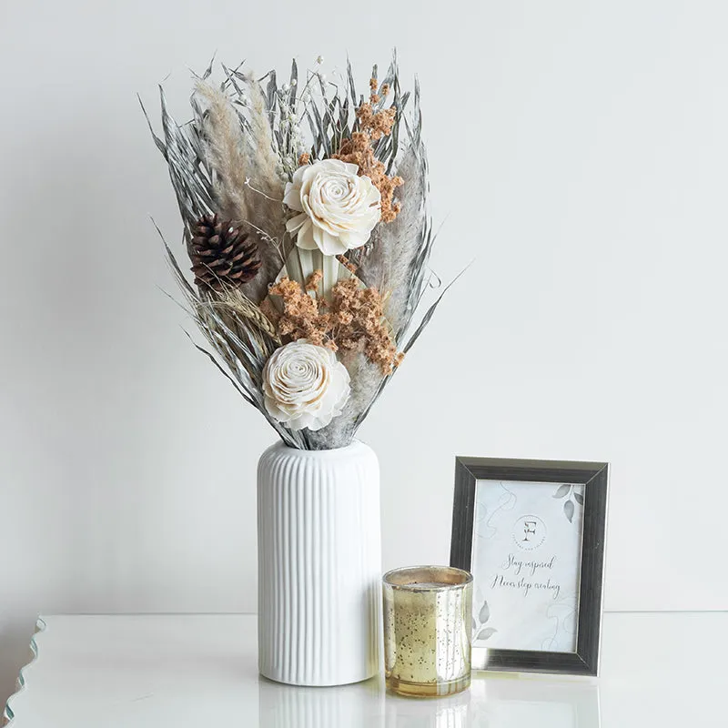 Silver Dusk Dried Flower Bunch media 3
