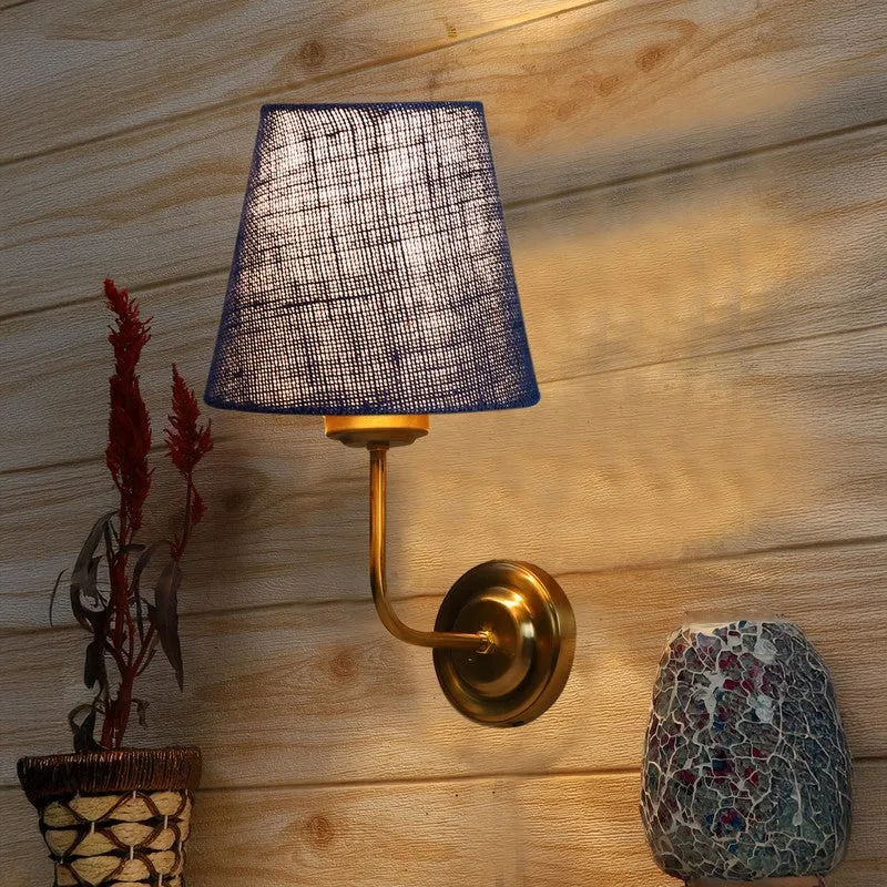 Lumoire Cone Metal Wall Lamp - Blue media 1