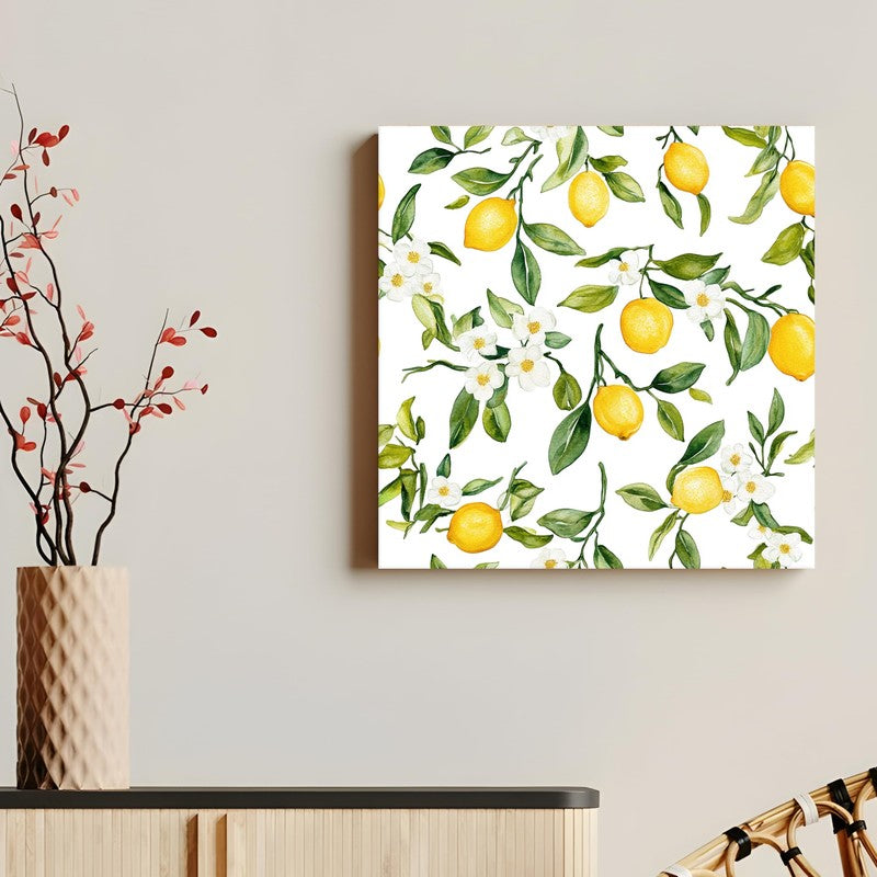 Lemon Essence Canvas Wall Art media 5