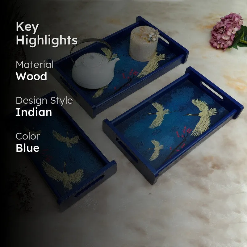 Fynix Wooden Serving Tray - Set Of Three media 2