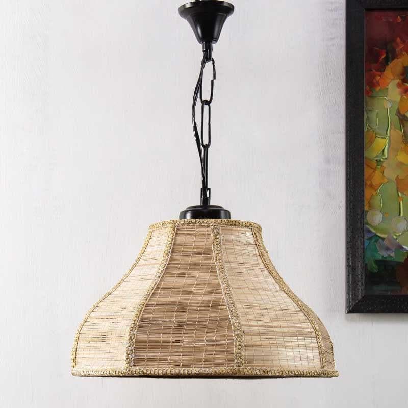 Linzo Curved Fabric Ceiling Lamp media 4