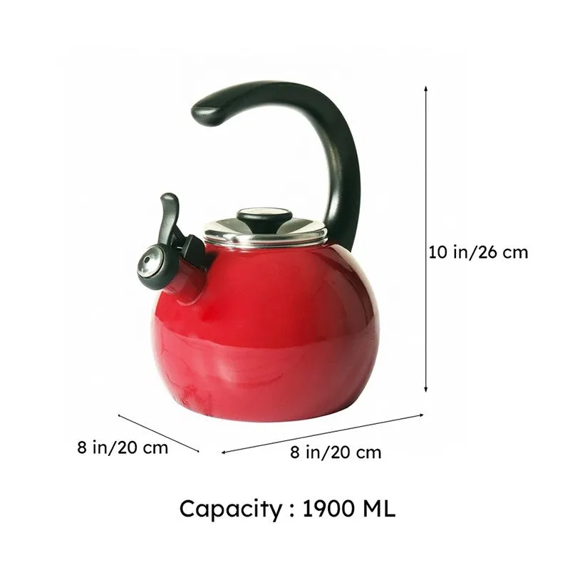 Circulon Stainless Steel Tea Pot (Red) - 1900 ML media 13