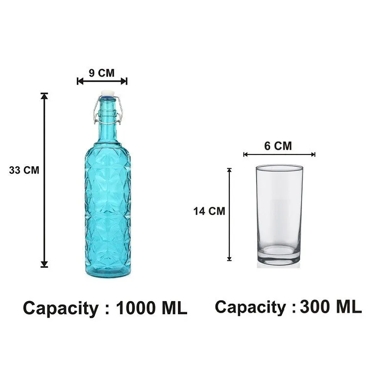 Balthazar 1000 mL Water Bottle With 300 mL Glasses - Five Piece Set media 8