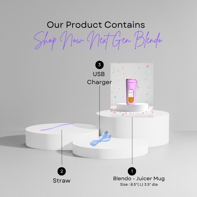 Portable Plastic Mixer - Purple media 8