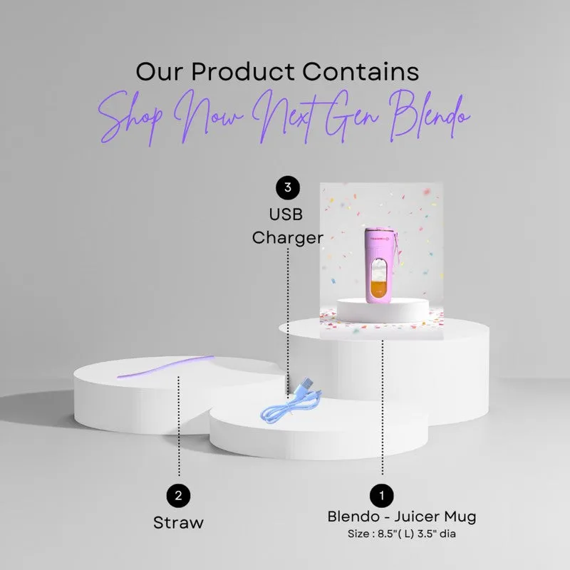 Portable Plastic Mixer - Purple media 8