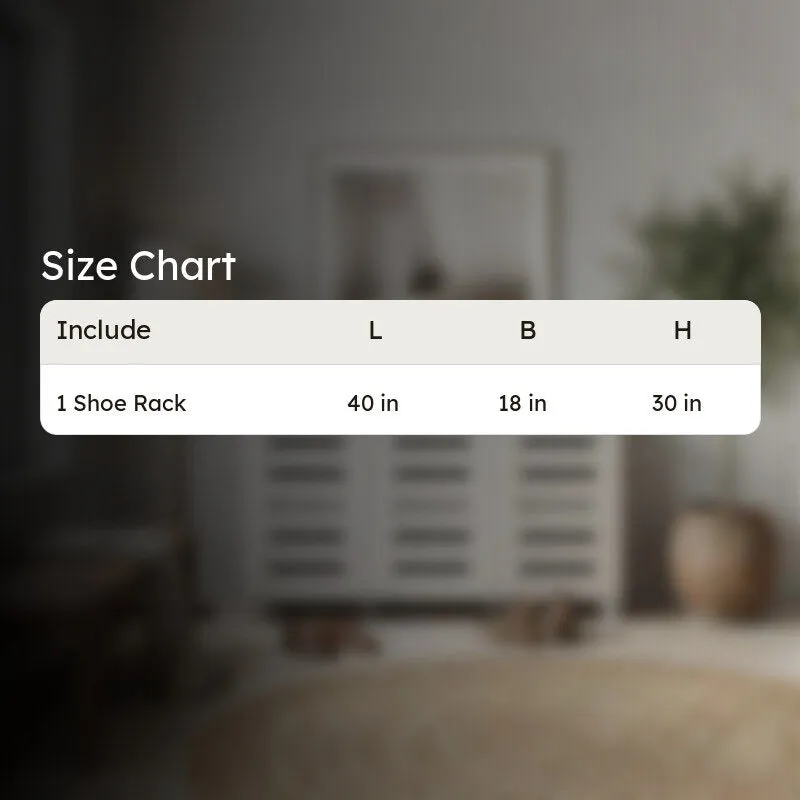 Smart Metal Shoe Rack - White media 8