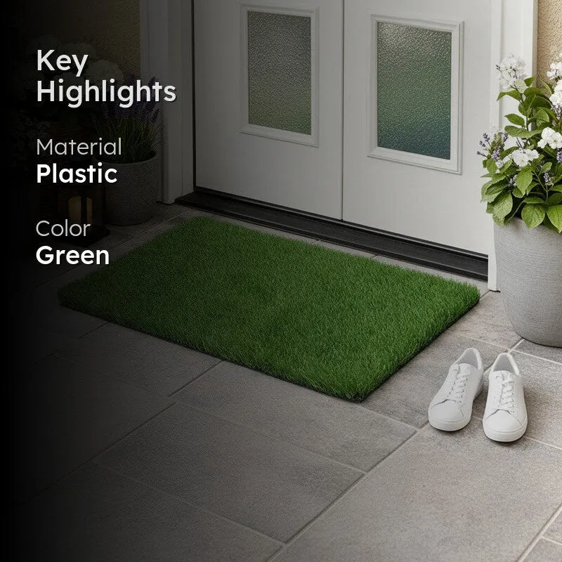 Green Loom Artificial Grass Door Mat media 2