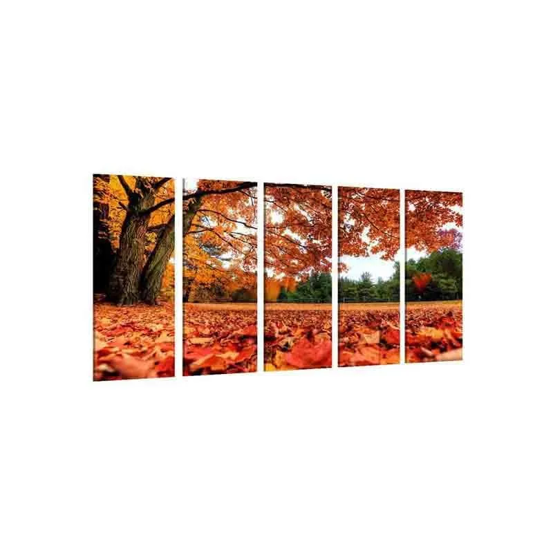 Autumn Bliss Canvas Wall Art - Five Piece Set media 6