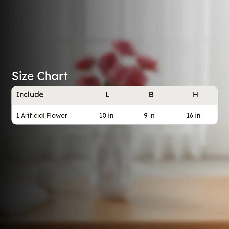 Floraura Rose Fabric Artificial Flower - Pink media 8