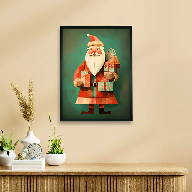 Santa Surprise Canvas Wall Art media 1