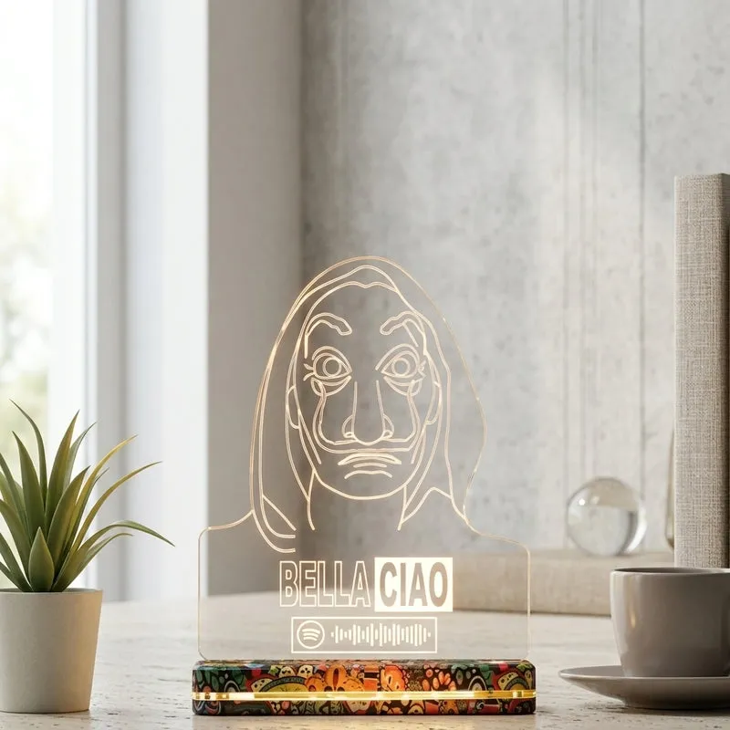 The Professor Acrylic Table Lamp - Transparent media 3