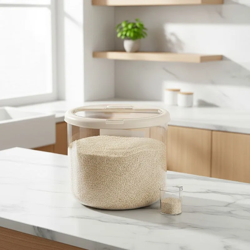 Rioware Fresh Lock Plastic Rice Container - 10 L media 1