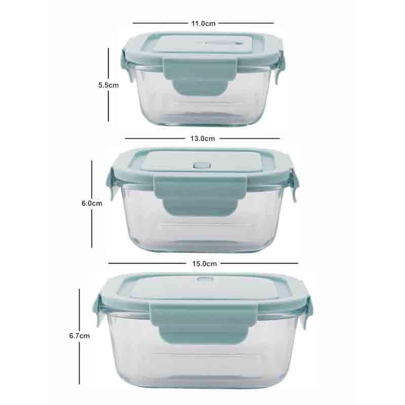 Go to Bites Lunch Box (250/450/700 ml) - Set of Three media 4