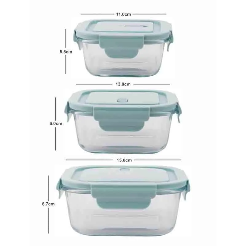 Go to Bites Lunch Box (250/450/700 ml) - Set of Three media 4