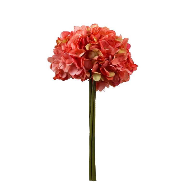 Artificial Realistic Hydrangea Flower Bouquet - Pink media 5