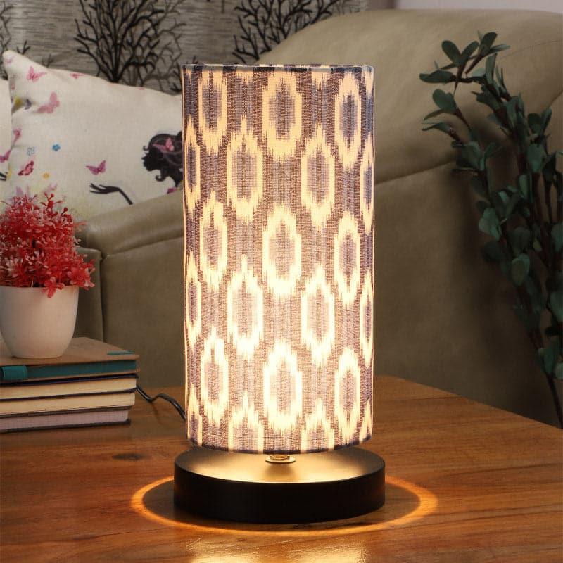 Lois Torine Fabric Table Lamp - Blue,White