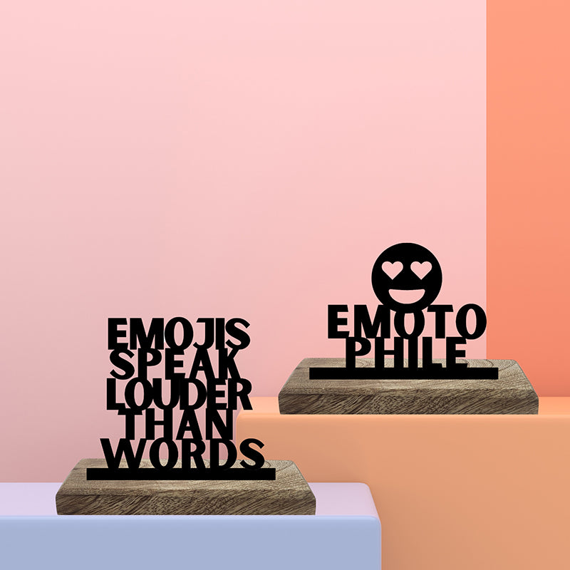 Emotophile Showpiece - Set Of Two