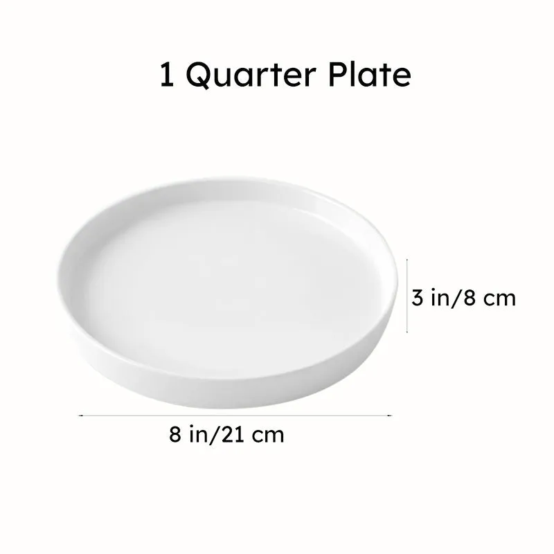 Sage Basic Rim Quarter Plate media 6