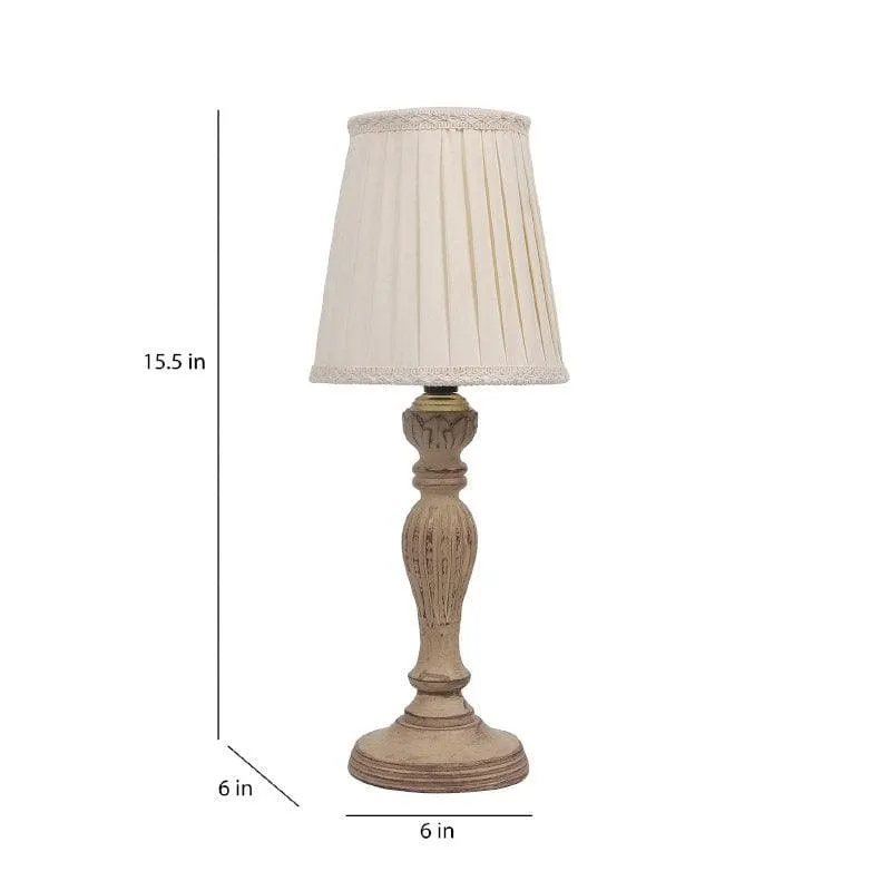 Gujo Vider Fabric Table Lamp - White media 6