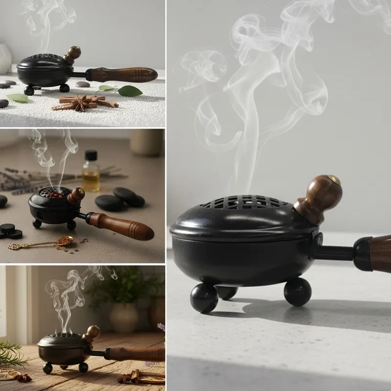 Aromawood Metal Incense Holder media 3