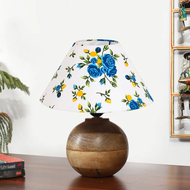 Elowen Orb Cotton Table Lamp - Multicolor media 3